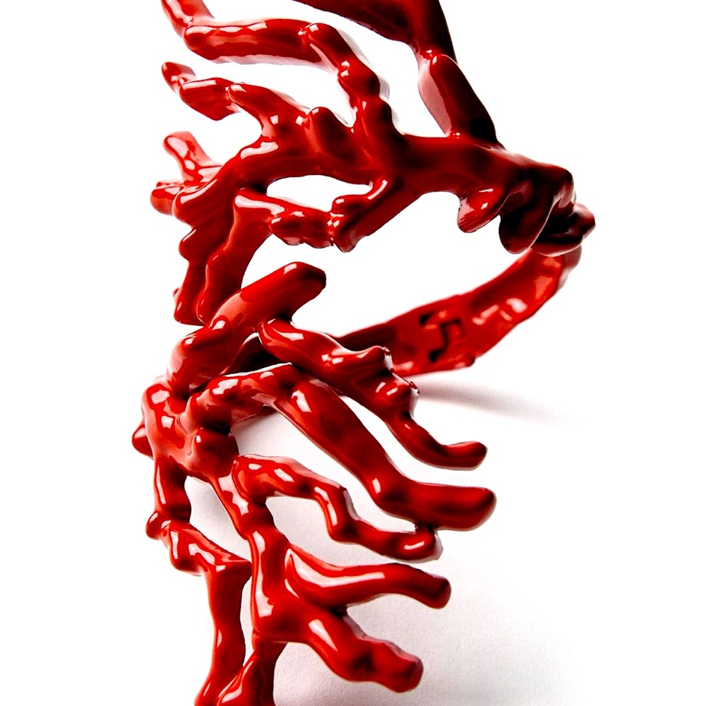 Faux coral bracelet!